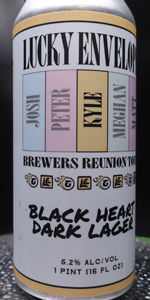 Black Heart Dark Lager