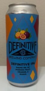 Definitive IPA with Passion Fruit, Orange, & Guava