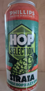 Hop Selection - Strata Single Hop Hazy IPA