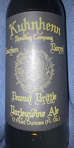 Bourbon Barrel Peanut Brittle Barleywine Ale