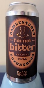 I'm Not Bitter