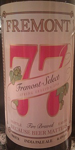 77 Fremont Select Spring Session IPA