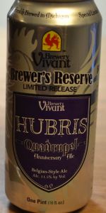 Hubris Anniversary Ale