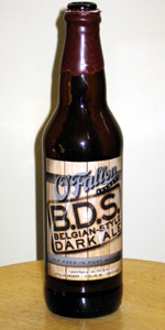 B.D.S. Belgian-Style Dark Ale