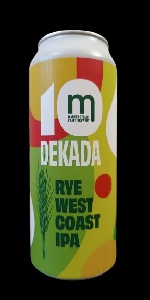 Dekada Rye West Coast IPA