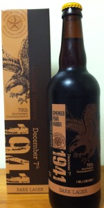 Remember Pearl Harbor Dark Lager