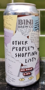 Other People's Shopping Lists