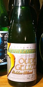 salami skære ned Forlænge Oude Geuze Golden Blend | Brouwerij 3 Fonteinen | BeerAdvocate