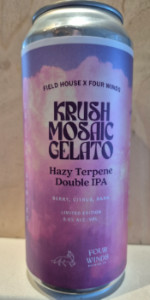 Krush Mosaic Gelato Hazy Terpene Double IPA
