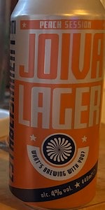 Anti-Establishment Joiva Lager Peach Session