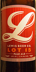 Lot 15 Pale Ale