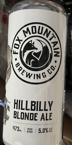 Hillbilly Blonde Ale