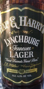 Hap & Harry's Tennessee Lager Original Gravity
