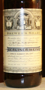 Berliner Weiss (Brewer's Share)