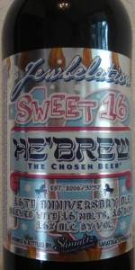 He'Brew Jewbelation Sweet 16 Anniversary Ale