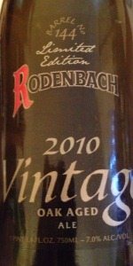 2010 Vintage Oak Aged Ale (Barrel No. 144)