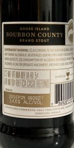 Bourbon County Brand Stout - Buffalo Trace (2020)
