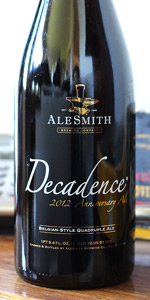 Decadence 2012 Belgian-Style Quadruple Ale