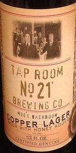 Tap Room No. 21 Copper Lager