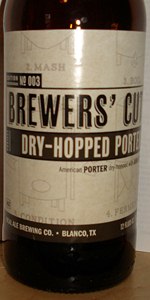 Brewer's Cut Dry-Hopped Porter