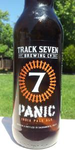 TRACK SEVEN 7 BREWING left right eye panic circ STICKER decal craft beer brewery 