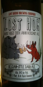 Lost Hog: The Wort Hog's 20th Anniversary Ale