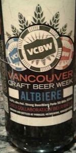 Vancouver Craft Beer Week Altbiere