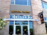 Jerome Bettis' Grille 36 Men's restroom, Read about this in…