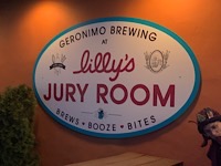 Geronimo Brewing @Lilly's Jury Room